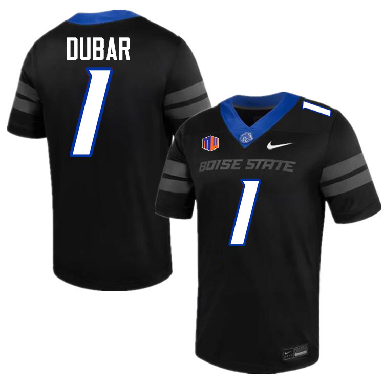 Jambres Dubar Jersey, Boise State Broncos College Football Jersey College Uniforms-Black
